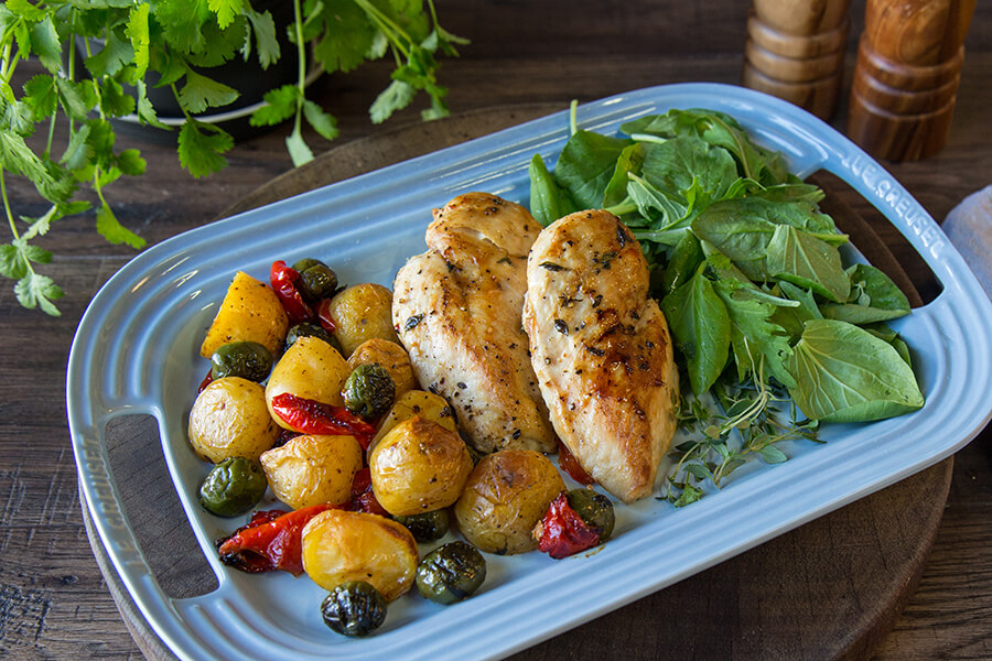 Mediterranean-Chicken-Bake