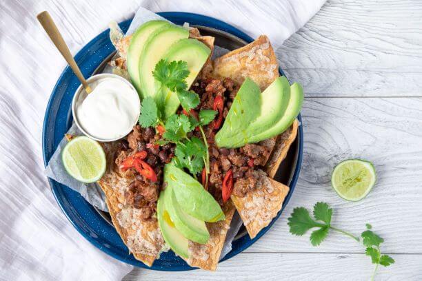 Beef, Beet & Bean Nachos 1LR1