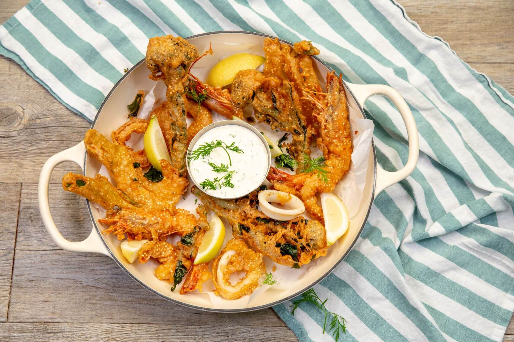 Quinoa Crusted Fritto Misto LR