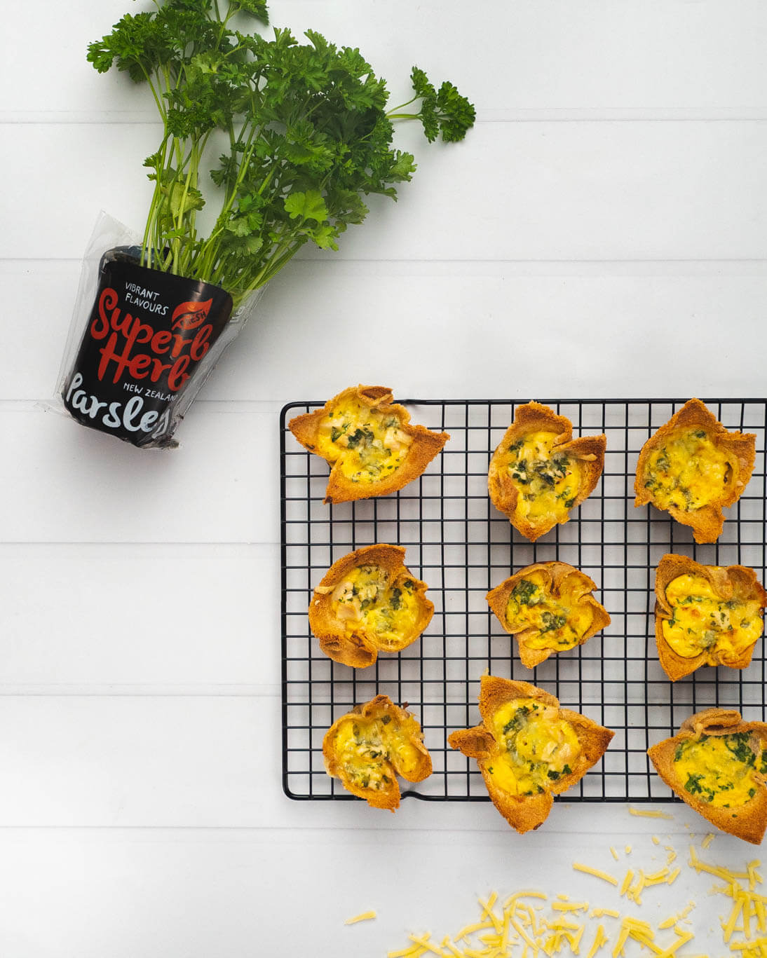 Chicken & Cheese Bread Cup Quiches_Superb Herb_LR