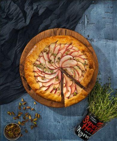 Apple Frangipane Galette