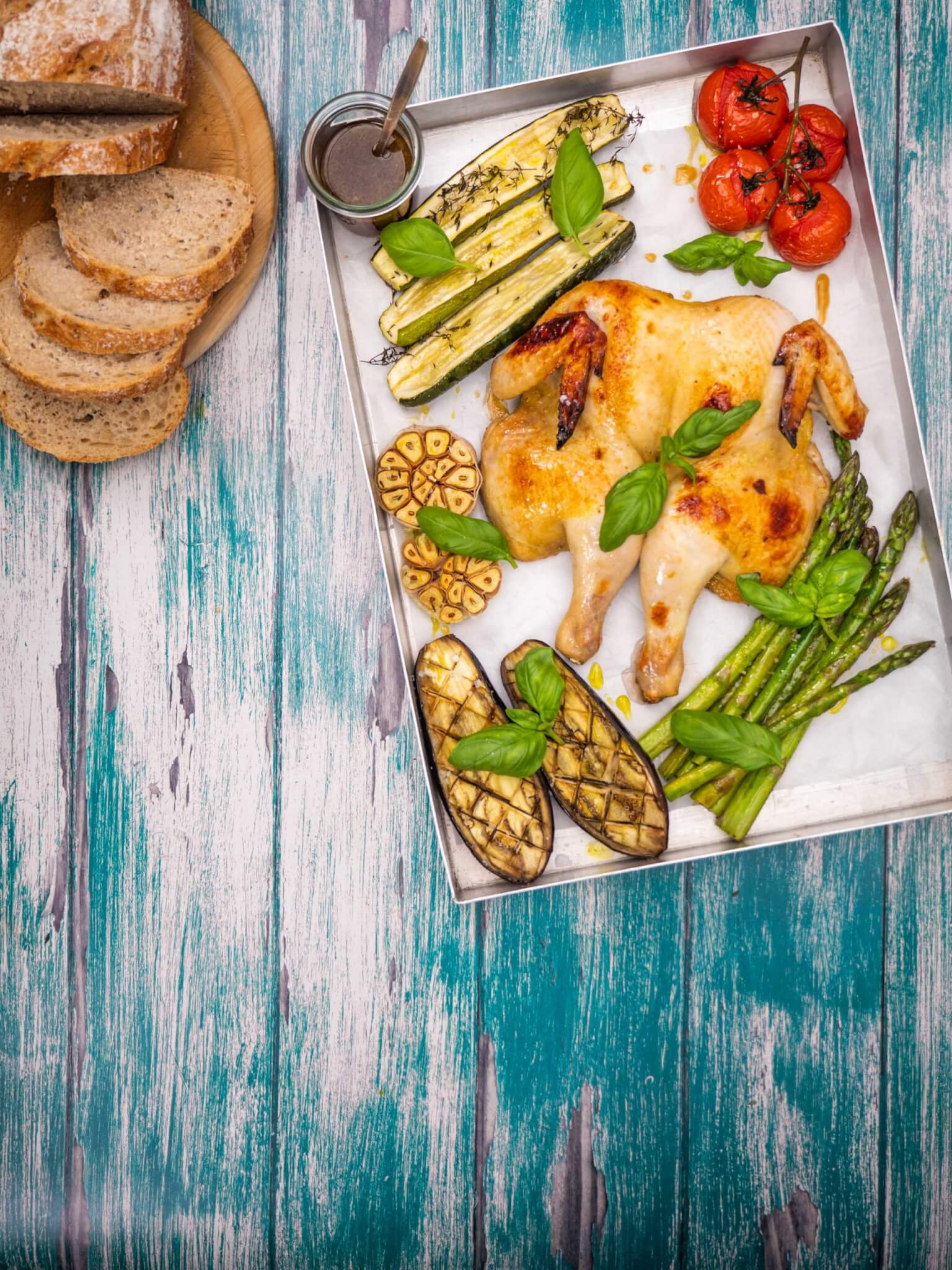 Buttermilk roast chicken with summer vegetables_Hero3_LR-1003522