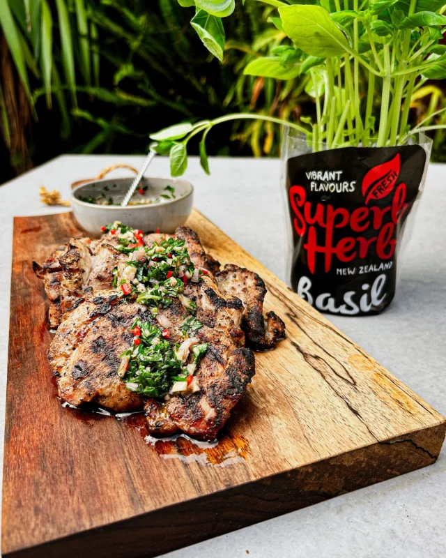 Transform your chicken dinner with the vibrant flavours of Superb Herb Chimichurri! 🌿✨ Bursting with fresh herbs and zesty accents, this sauce is the perfect companion to elevate your chicken dish to new heights of flavour. 

Get ready to tantalize your taste buds and experience the power of herbs with Superb Herb. Available from your local supermarket now.

#SuperbHerb #ChimichurriMagic #HerbInfusedDish